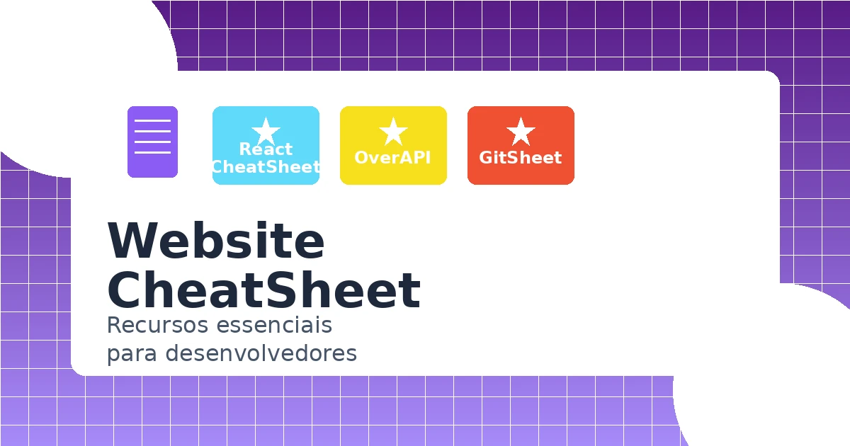website cheatsheet